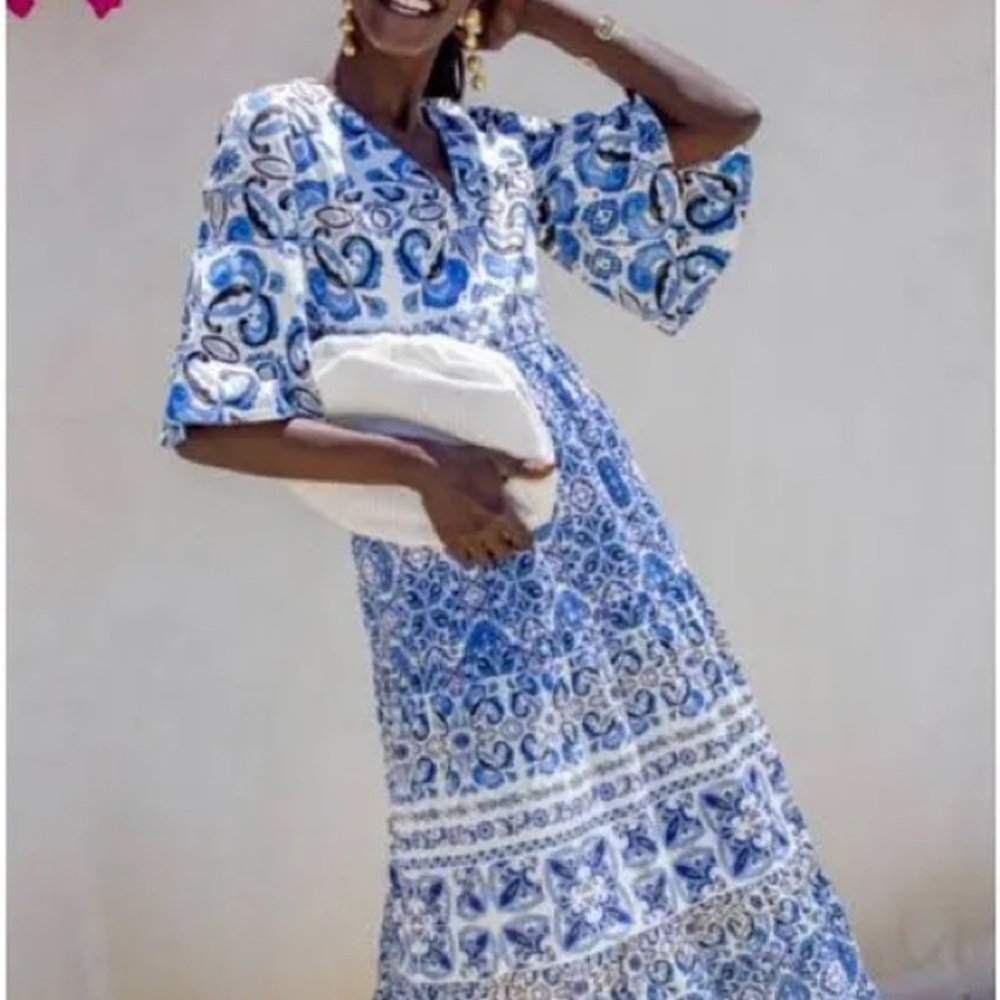 Majolica Tile Ginger Dress